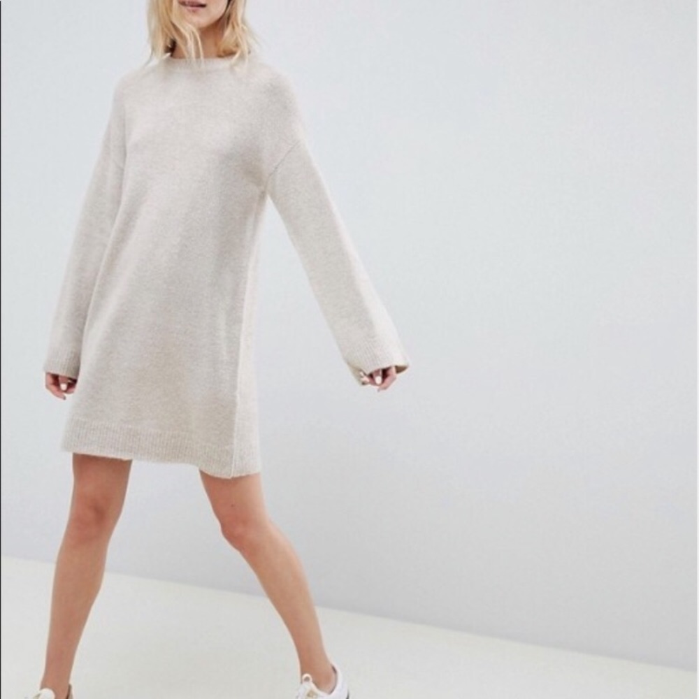 New with tags beige sweater dress